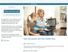 Tablet Screenshot of myhealth-rec.com